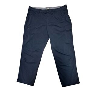 Cabelas Mens Cargo Pants Size 44x32 Black Outdoor Work Utility Pockets
